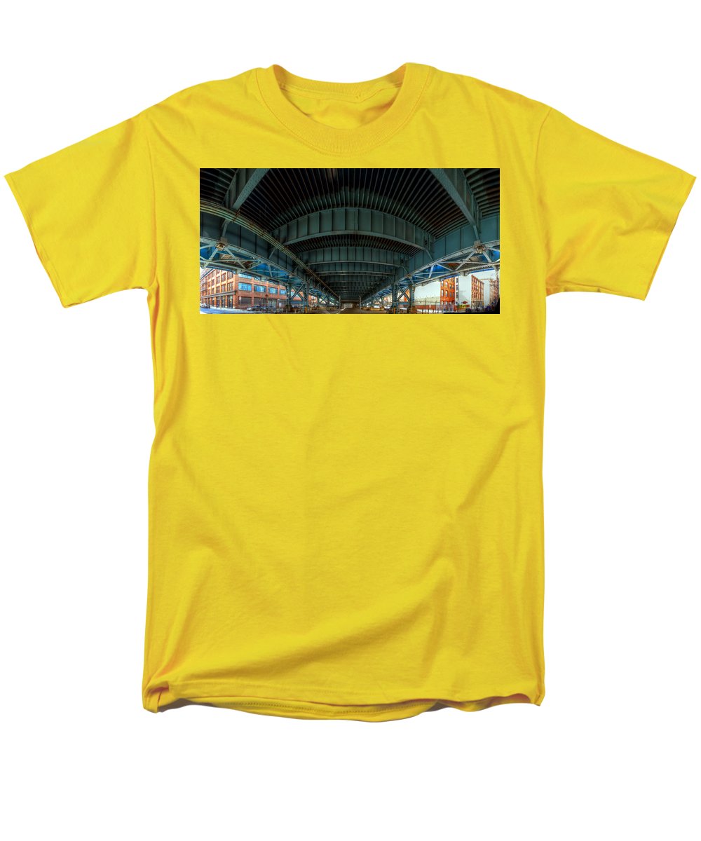 Panorama 3616 Benjamin Franklin Bridge - Men's T-Shirt  (Regular Fit)