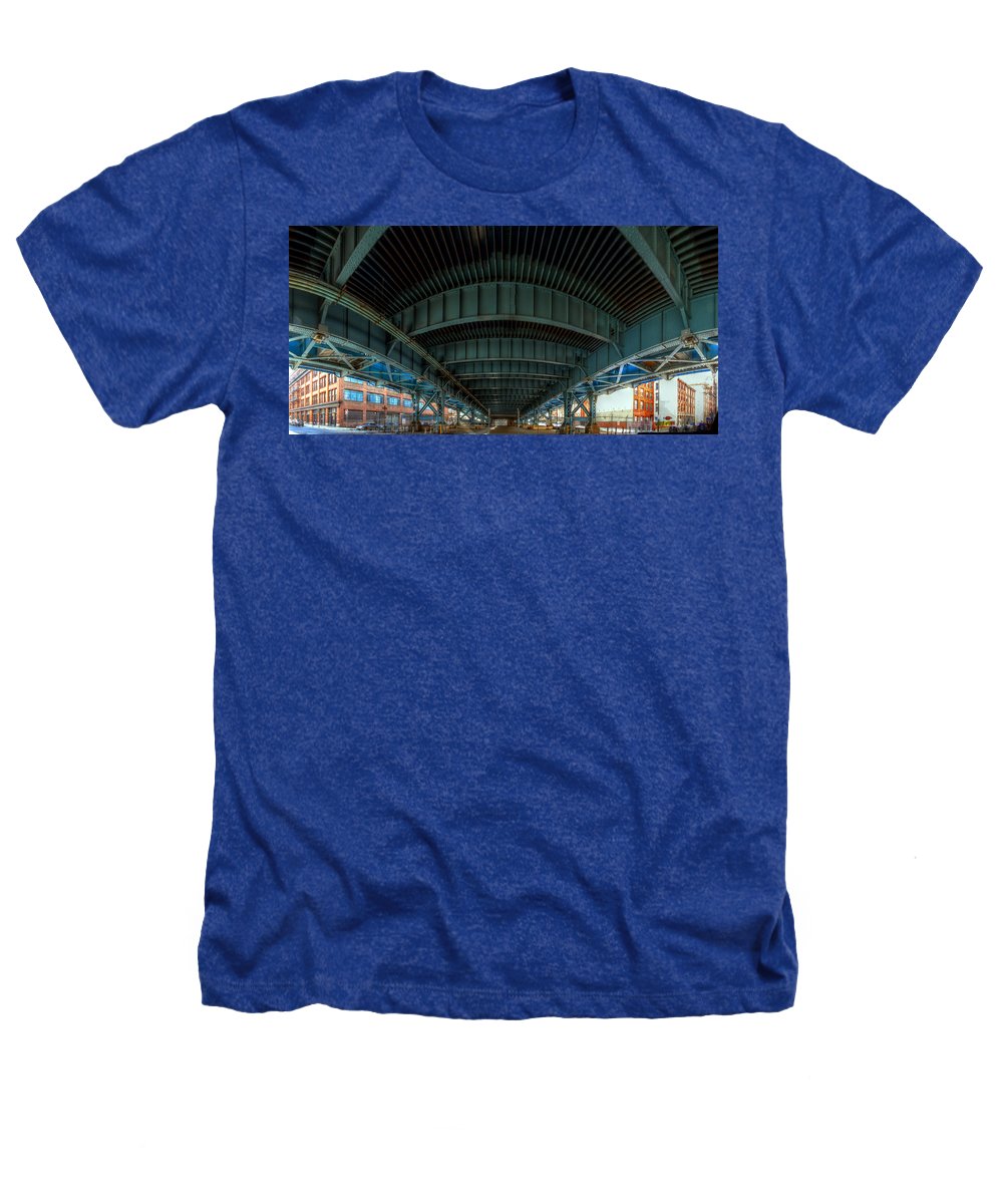 Panorama 3616 Benjamin Franklin Bridge - Heathers T-Shirt