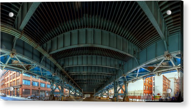 Panorama 3616 Benjamin Franklin Bridge - Acrylic Print