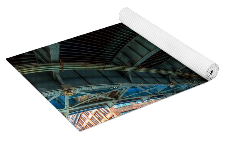 Panorama 3616 Benjamin Franklin Bridge - Yoga Mat