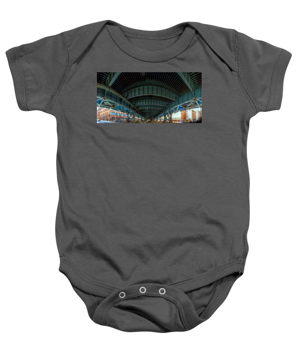 Panorama 3616 Benjamin Franklin Bridge - Baby Onesie