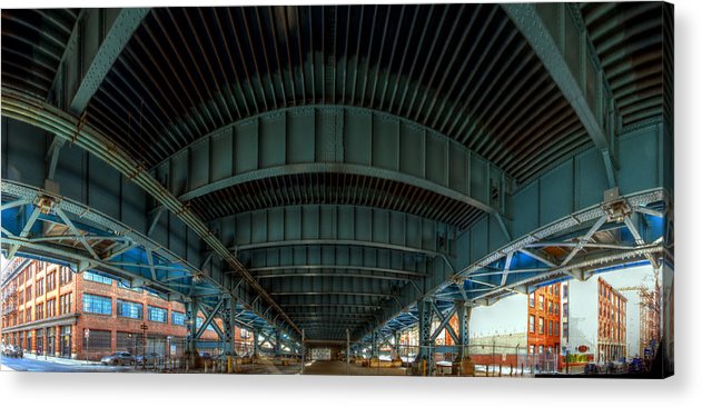 Panorama 3616 Benjamin Franklin Bridge - Acrylic Print