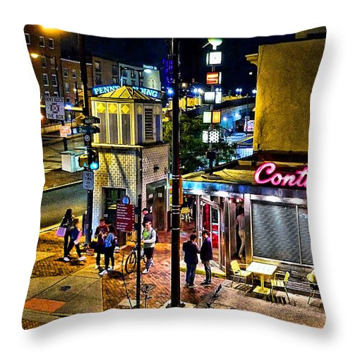 2nd and Market - Throw Pillow