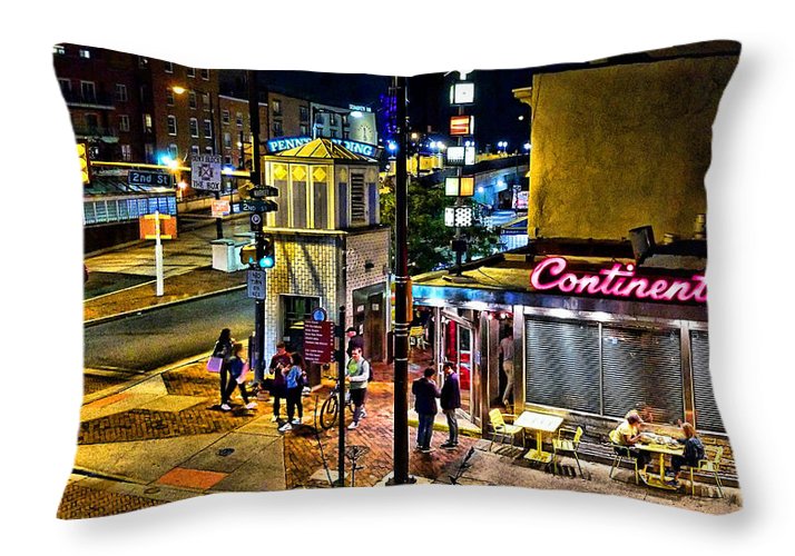 2nd and Market - Throw Pillow