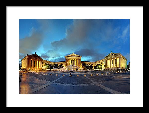 Panorama 1914 Philadelphia Museum of Art - Framed Print