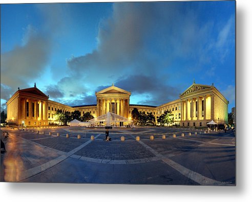 Panorama 1914 Philadelphia Museum of Art - Metal Print