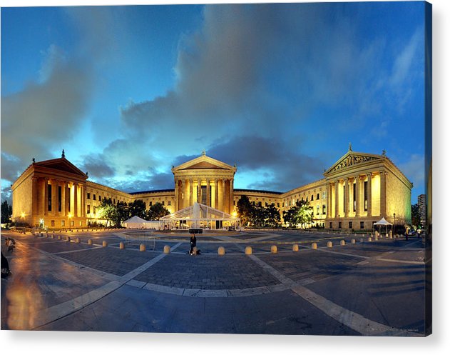 Panorama 1914 Philadelphia Museum of Art - Acrylic Print