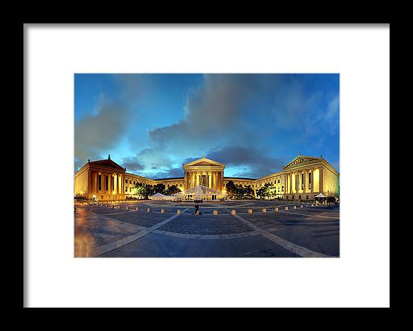 Panorama 1914 Philadelphia Museum of Art - Framed Print