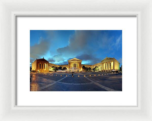 Panorama 1914 Philadelphia Museum of Art - Framed Print
