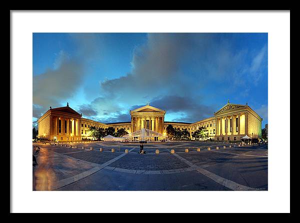 Panorama 1914 Philadelphia Museum of Art - Framed Print
