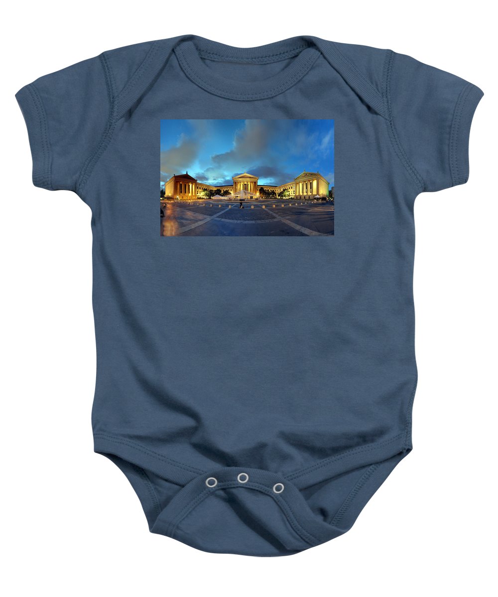 Panorama 1914 Philadelphia Museum of Art - Baby Onesie