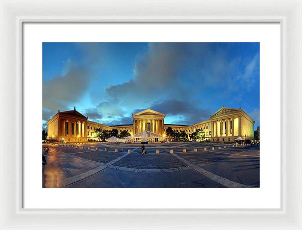 Panorama 1914 Philadelphia Museum of Art - Framed Print