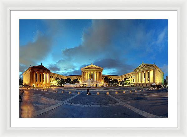 Panorama 1914 Philadelphia Museum of Art - Framed Print