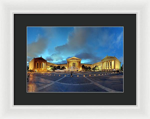 Panorama 1914 Philadelphia Museum of Art - Framed Print