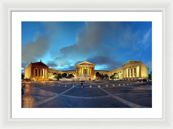Panorama 1914 Philadelphia Museum of Art - Framed Print