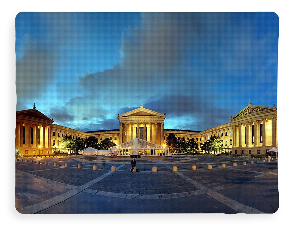 Panorama 1914 Philadelphia Museum of Art - Blanket