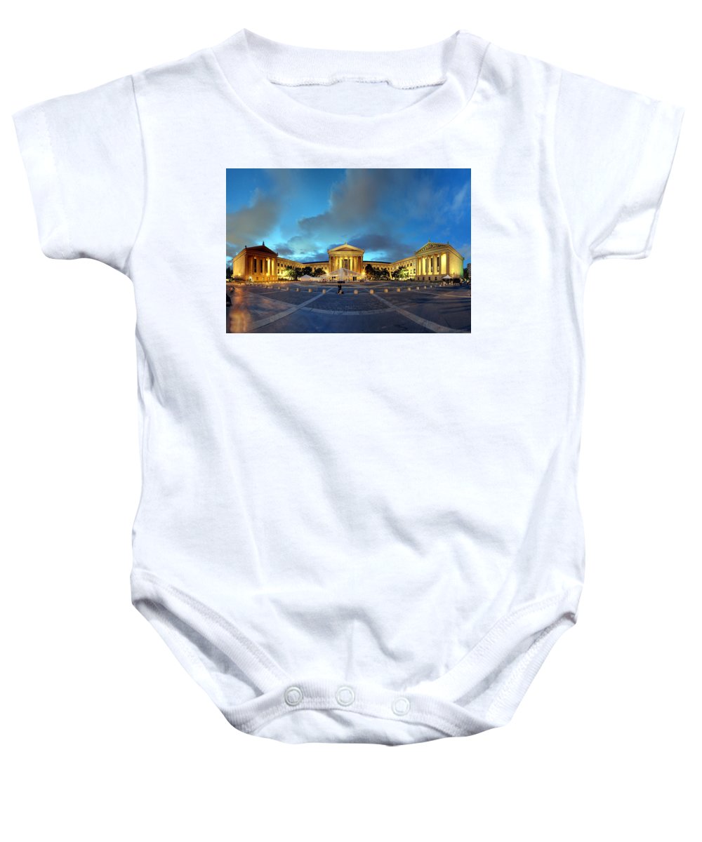 Panorama 1914 Philadelphia Museum of Art - Baby Onesie