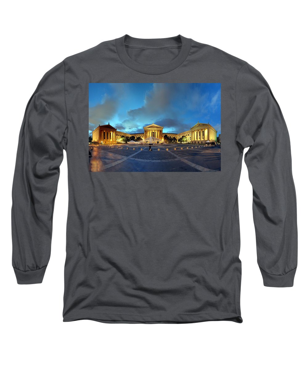 Panorama 1914 Philadelphia Museum of Art - Long Sleeve T-Shirt
