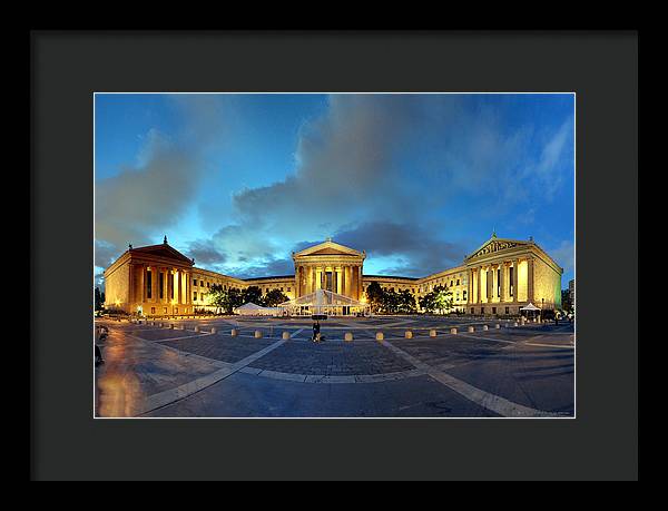 Panorama 1914 Philadelphia Museum of Art - Framed Print