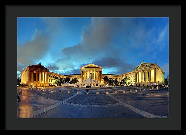 Panorama 1914 Philadelphia Museum of Art - Framed Print