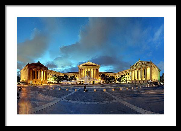 Panorama 1914 Philadelphia Museum of Art - Framed Print
