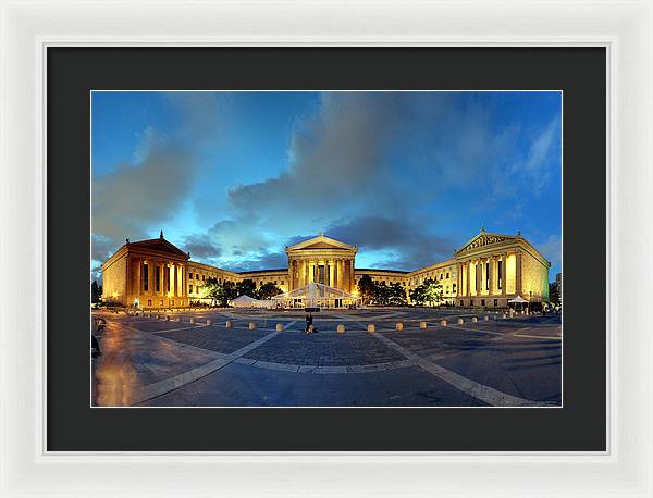 Panorama 1914 Philadelphia Museum of Art - Framed Print
