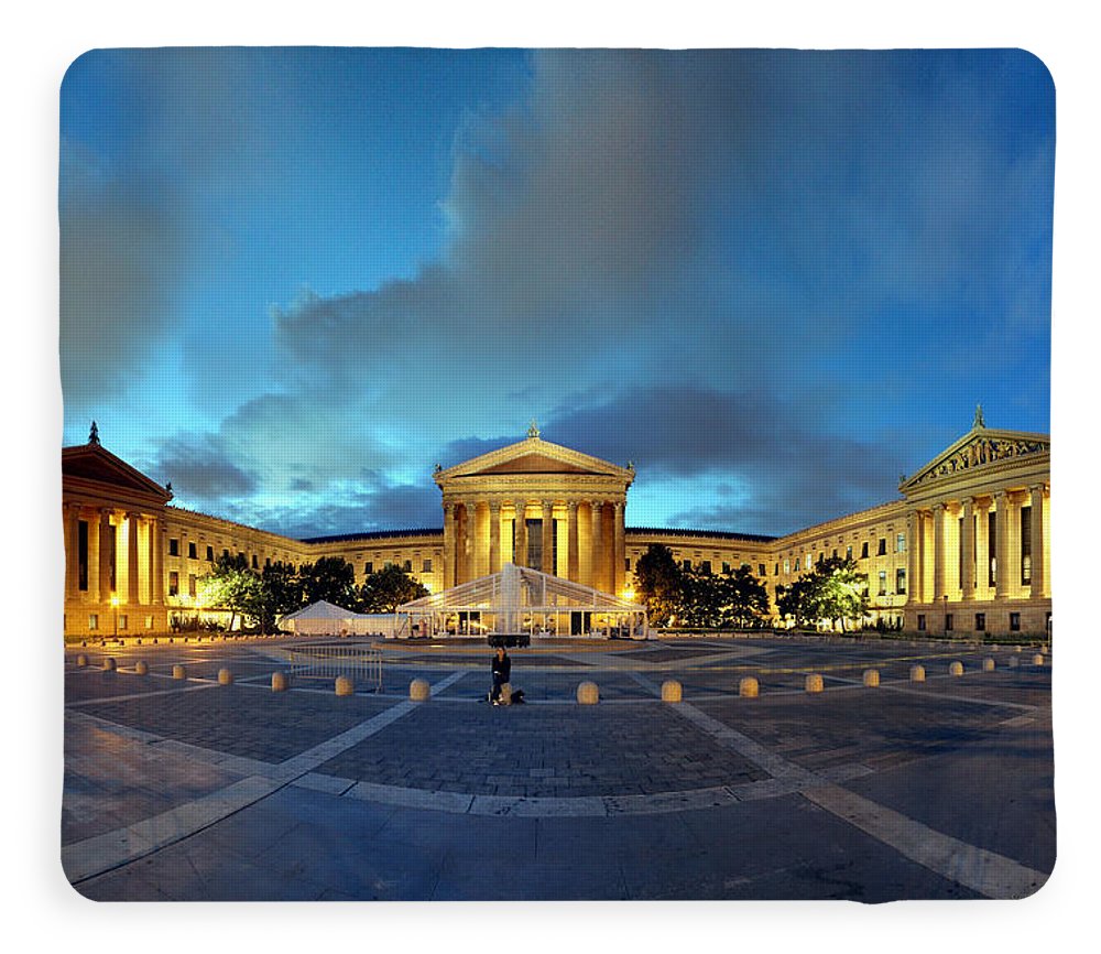 Panorama 1914 Philadelphia Museum of Art - Blanket