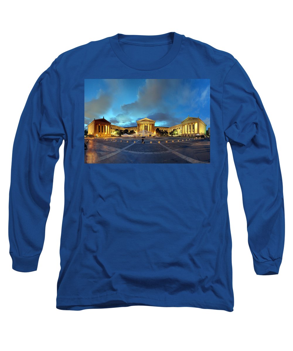Panorama 1914 Philadelphia Museum of Art - Long Sleeve T-Shirt
