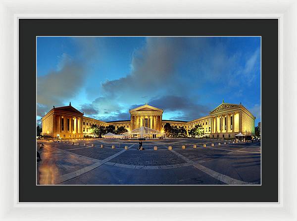 Panorama 1914 Philadelphia Museum of Art - Framed Print