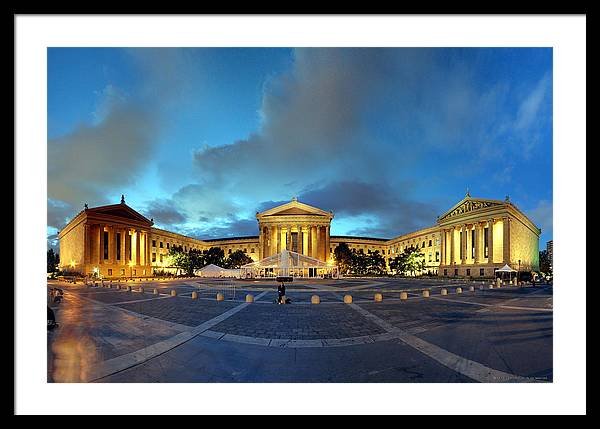 Panorama 1914 Philadelphia Museum of Art - Framed Print