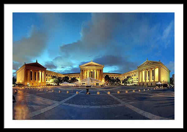 Panorama 1914 Philadelphia Museum of Art - Framed Print
