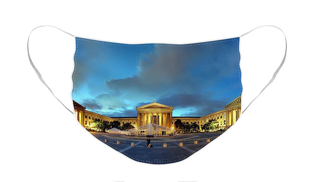 Panorama 1914 Philadelphia Museum of Art - Face Mask