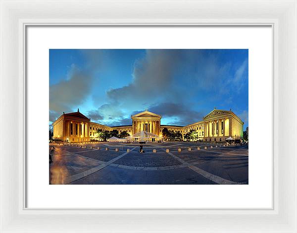 Panorama 1914 Philadelphia Museum of Art - Framed Print