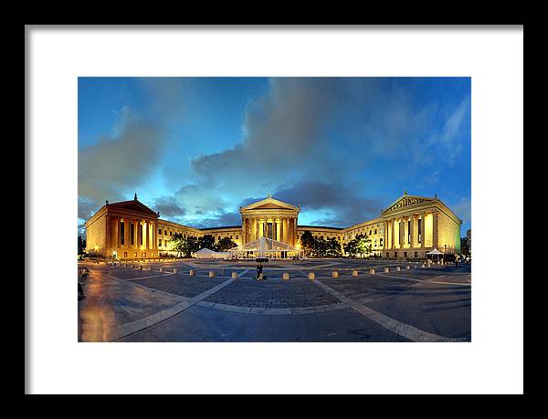 Panorama 1914 Philadelphia Museum of Art - Framed Print