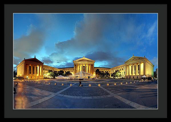 Panorama 1914 Philadelphia Museum of Art - Framed Print