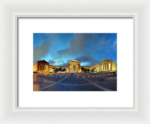 Panorama 1914 Philadelphia Museum of Art - Framed Print