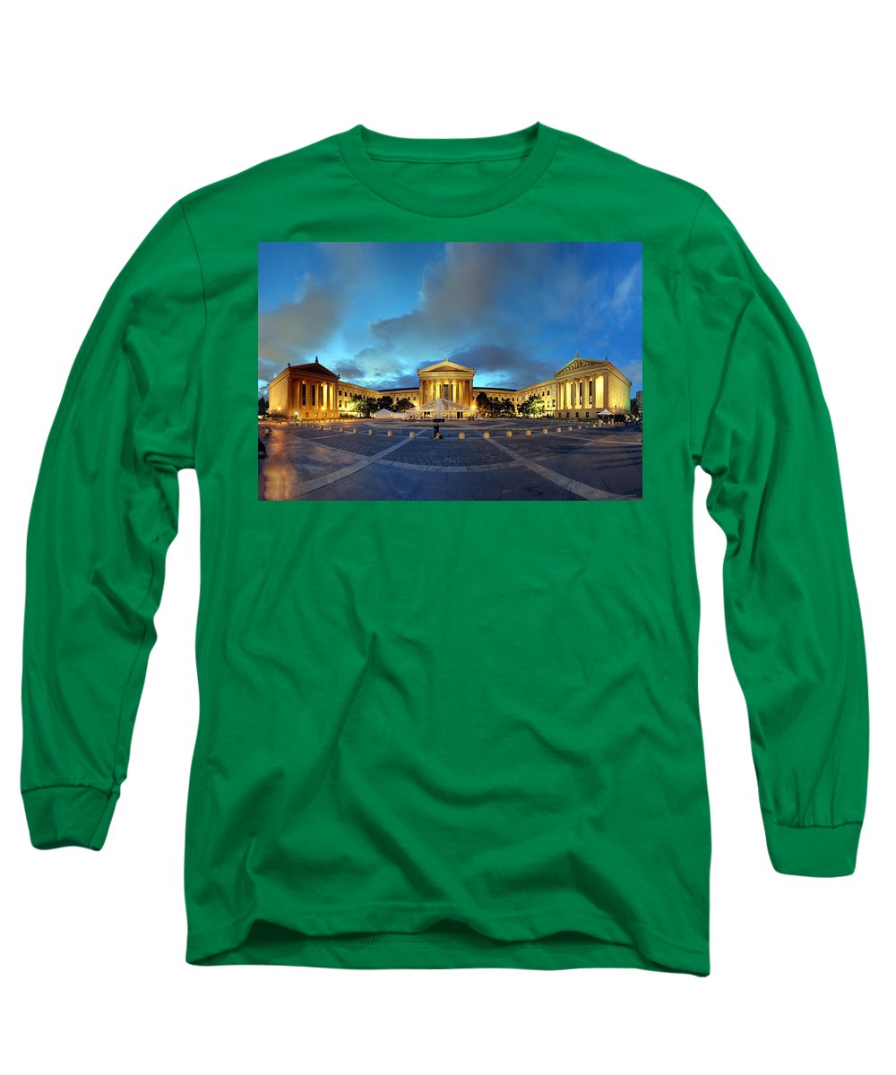 Panorama 1914 Philadelphia Museum of Art - Long Sleeve T-Shirt