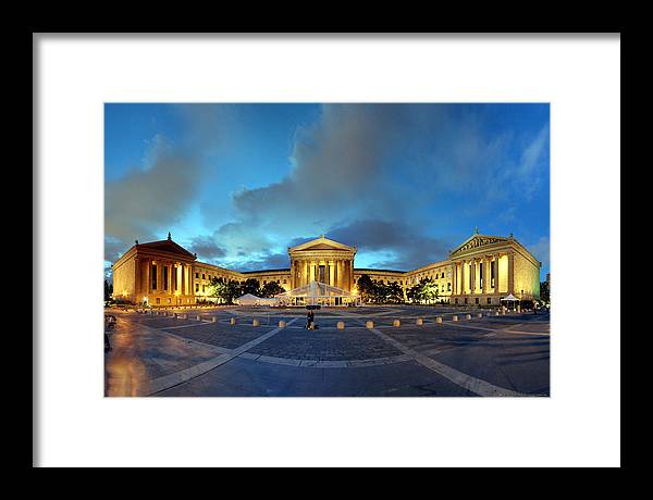 Panorama 1914 Philadelphia Museum of Art - Framed Print
