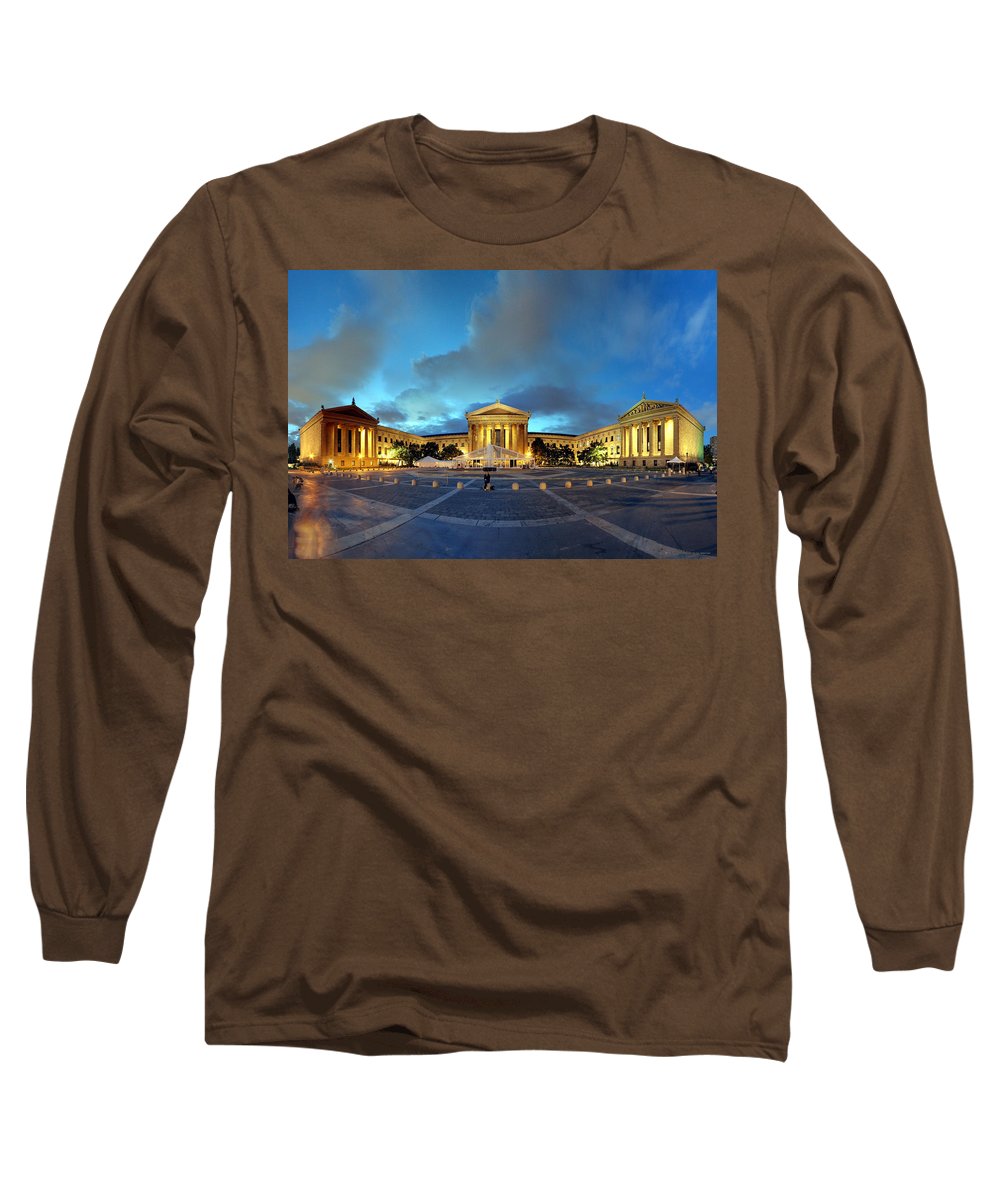 Panorama 1914 Philadelphia Museum of Art - Long Sleeve T-Shirt