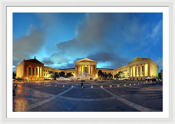 Panorama 1914 Philadelphia Museum of Art - Framed Print