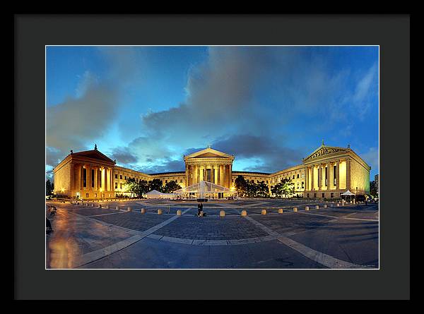 Panorama 1914 Philadelphia Museum of Art - Framed Print