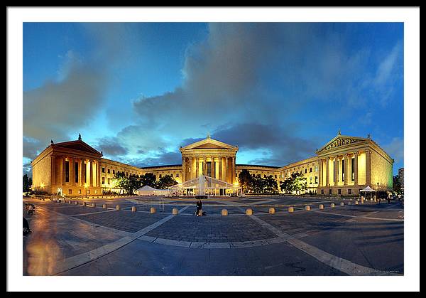 Panorama 1914 Philadelphia Museum of Art - Framed Print