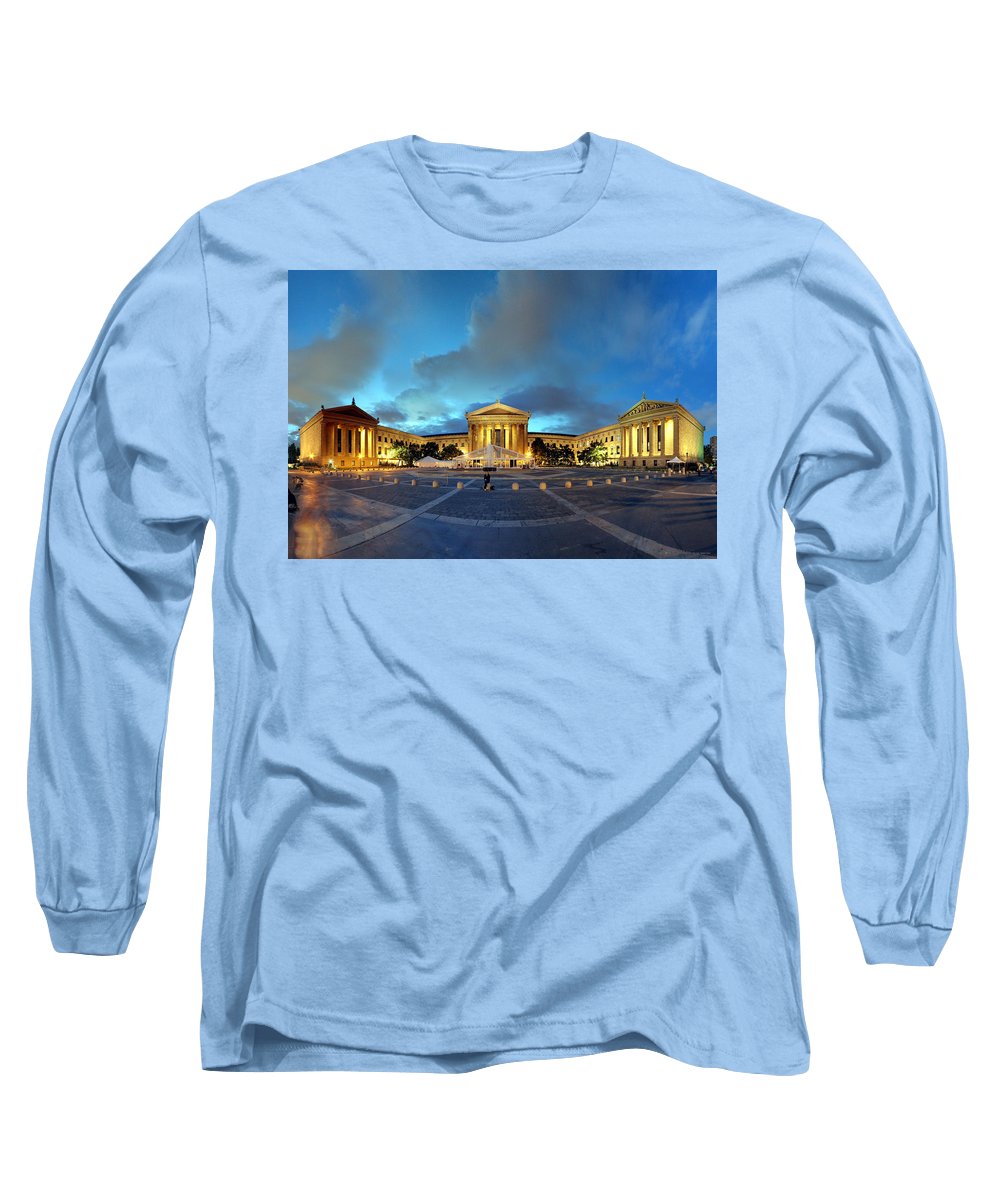 Panorama 1914 Philadelphia Museum of Art - Long Sleeve T-Shirt