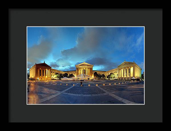 Panorama 1914 Philadelphia Museum of Art - Framed Print