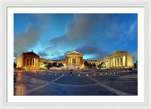 Panorama 1914 Philadelphia Museum of Art - Framed Print