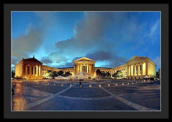 Panorama 1914 Philadelphia Museum of Art - Framed Print