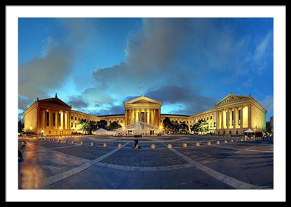 Panorama 1914 Philadelphia Museum of Art - Framed Print