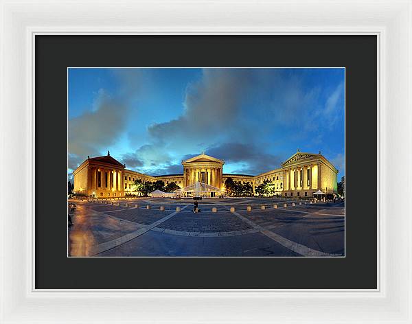 Panorama 1914 Philadelphia Museum of Art - Framed Print