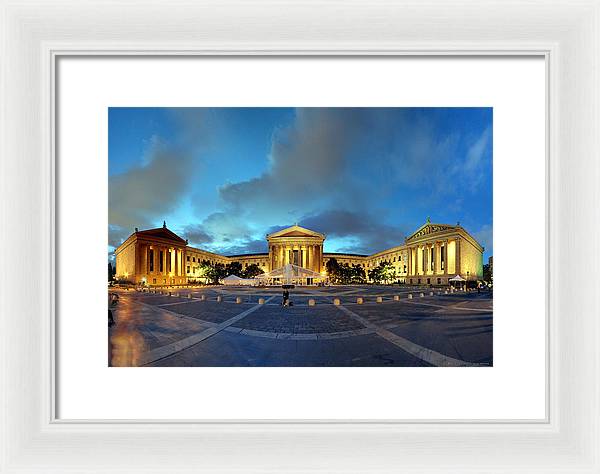 Panorama 1914 Philadelphia Museum of Art - Framed Print