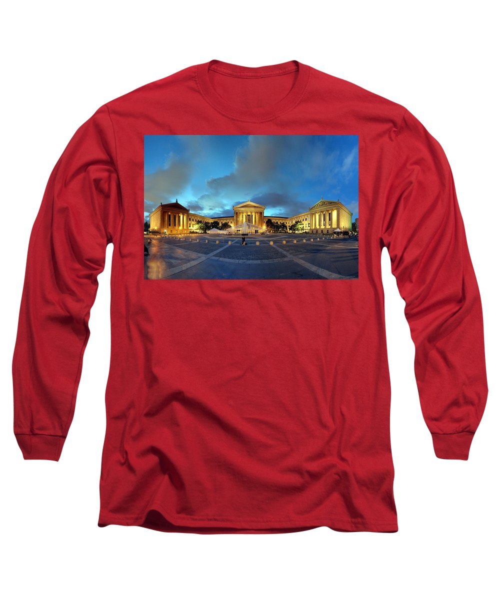 Panorama 1914 Philadelphia Museum of Art - Long Sleeve T-Shirt